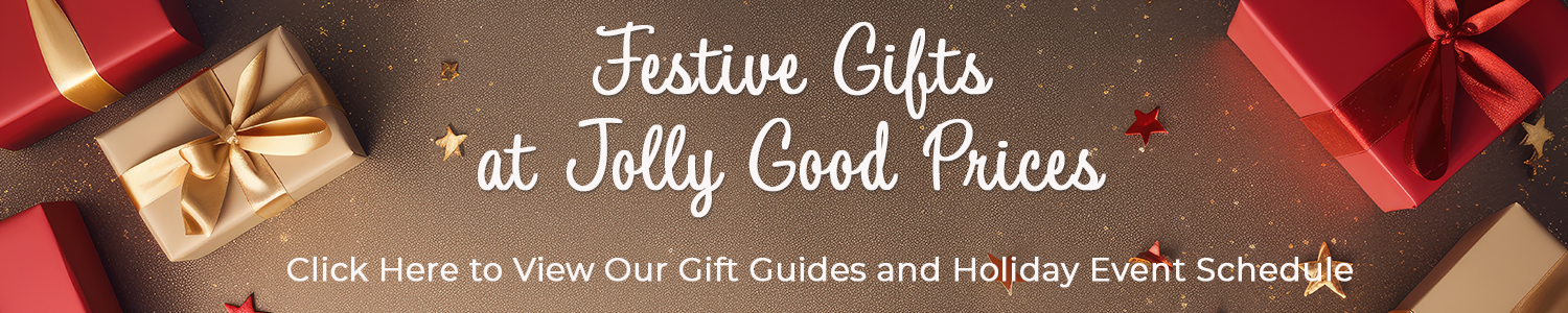 holiday background with presents, says festive gifts