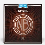 D'Addario NB1253 Nickel Bronze Acoustic Guitar Strings, Light, 12-53