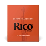 Rico Soprano Sax Reeds, Box of 10 (Strength 2.5)