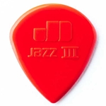 Nylon Jazz III Picks - Red