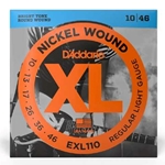 D'Addario EXL110 Nickel Wound Electric Guitar Strings, Regular Light, 10-46