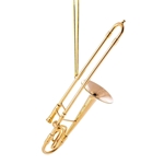 Trombone Ornament 4.5"