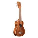 Kala Satin Mahogany Soprano Ukulele with Binding