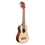 Kala Solid Gloss Spruce Top Long Neck Soprano Ukulele