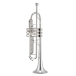 Jupiter Silver Plated Reverse Lead Pipe Trumpet