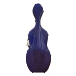 HS Violins Fiberglass Cello Case (4/4 Size), Purple