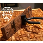 Single Horizontal Whiskey Barrel Instrument Wall Mount