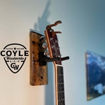 Single Verticle Whiskey Barrel Instrument Wall Mount