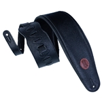 Levy's 4 1/2" Black Garment Leather Bass Strap