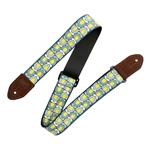 Levy's Mid Century Modern Mod Tulip Guitar Strap