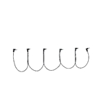 Gator 5 Output Daisy Chain Cable w/ Male Input