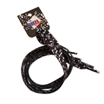 Black and White Notes Shoe Laces