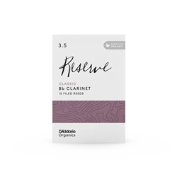 D'Addario Reserve Classic Bb Clarinet Reeds, Strength 3.5, 10-pack