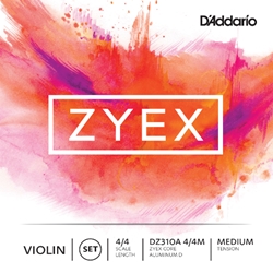 Zyex 4/4 Violin String Set with Aluminum D