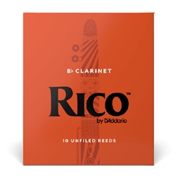 Rico Bb Clarinet Reeds, Box of 10