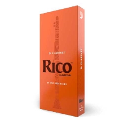 Rico Bb Clarinet Reeds, Box of 25