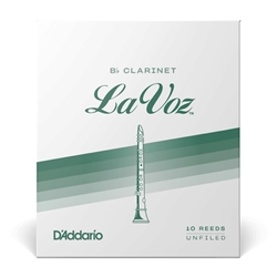 La Voz Bb Clarinet Reeds, Box of 10