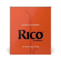 Rico Alto Clarinet Reeds, Box of 10 (Strength 2.5)