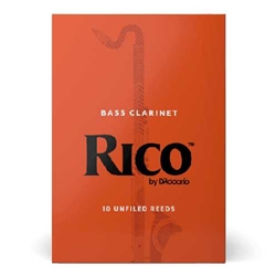 Rico Bass Clarinet Reeds, Box of 10