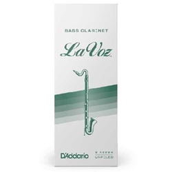 La Voz Bass Clarinet Reeds, Box of 10