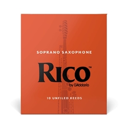 Rico Soprano Sax Reeds, Box of 10 (Strength 2.5)