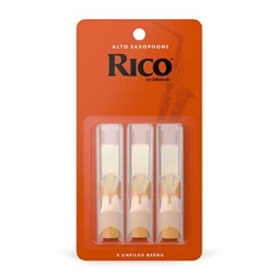 Rico Alto Sax Reeds, Pack of 3 (Strength 2.5)
