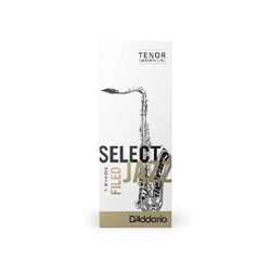 D'Addario Select Jazz Tenor Sax Reeds, Filed, 5-pack