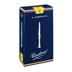 Vandoren Traditional Bb Clarinet Reeds, Box of 10
