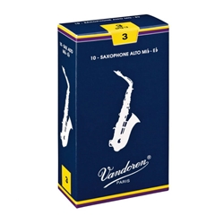 Vandoren Alto Sax Traditional Reeds, Box of 10