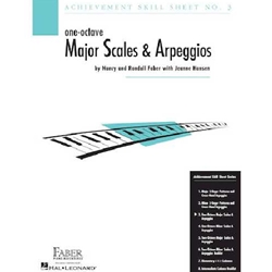 Faber One-Octave Major Scale Sheet No. 3