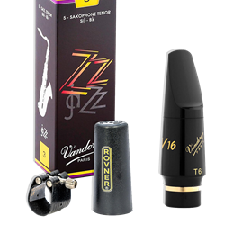 Vandoren T6 V16 Mouthpoiece with Rovener Ligature and ZZ Reeds