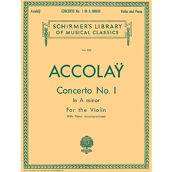 Concerto No. 1 in A minor for Violin & Piano - Accolay