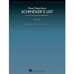 Three Pieces from 'Schindler's List' for Violin & Piano - Williams