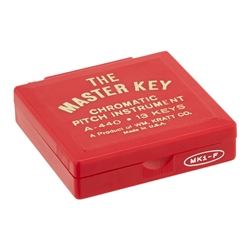 thumbnail interactive-video image 1 of Kratt MK2 Master Key Chromatic Pitch Pipe - C To C, 13 Bronze Reeds 1 of 10