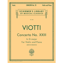 Concerto No. 23 in G Major for Violin & Piano - Viotti
