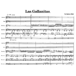 Las Gallanitas for Mallet Ensemble