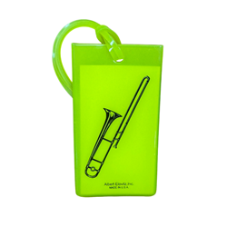 Trombone Rubber ID Bag Tag