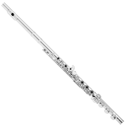 Azumi AZ2SRBEO Open Hole Flute - Sterling Silver Altus Head Joint