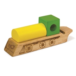 Green Tones Train Whistle 6"