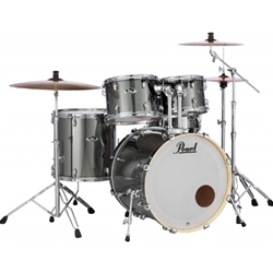 Pearl Export 5pc. Drum Set With Hardware - Smokey Chrome