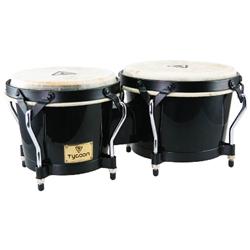 Tycoon Supremo Series Black Finish Bongos