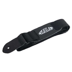 Kala Nylon/Leather Neck Strap - Black