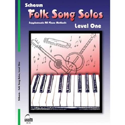 Schaum Folk Song Solos: Level 1