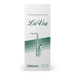 La Voz Tenor Sax Reeds, Box of 5 (Medium Soft)