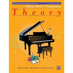 Alfred's Basic Graded Piano Course: Theory Book 2 - Preparatory