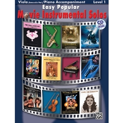 Easy Popular Movie Instrumental Solos for Viola