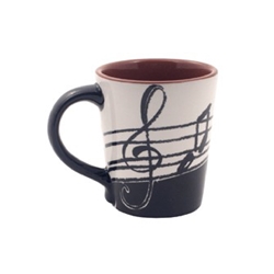 Music Note Latte Mug