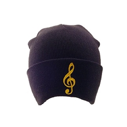 Treble Clef Beanie