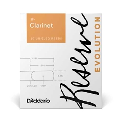 D'Addario Reserve Evolution Bb Clarinet Reeds, Strength 3.0, 10-pack