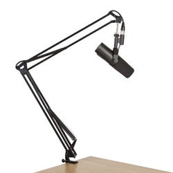 Desk Mounted Broadcast-Podcast Boom Mic Stand - Gator Frameworks